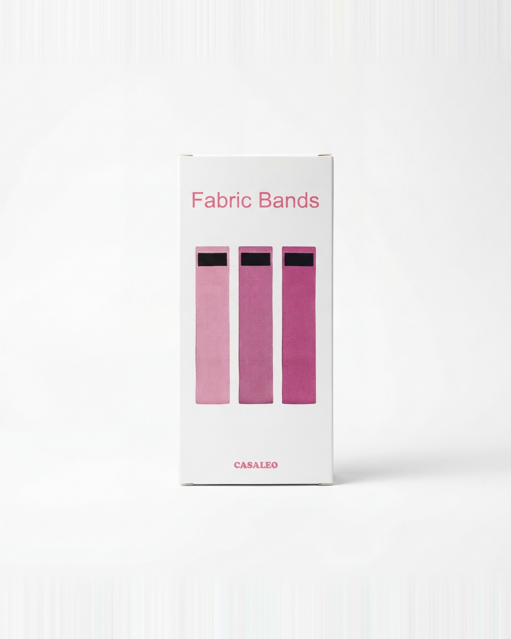 Verpackung von CASALEO Pilates Bändern in Light Pink #Farbe_Light Pink