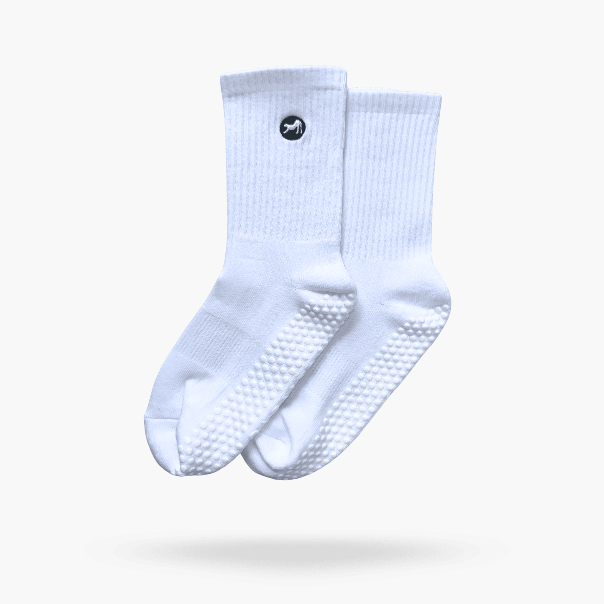 CASALEO Grip Socken in Weiß, optimal für Pilates, Yoga und Barre