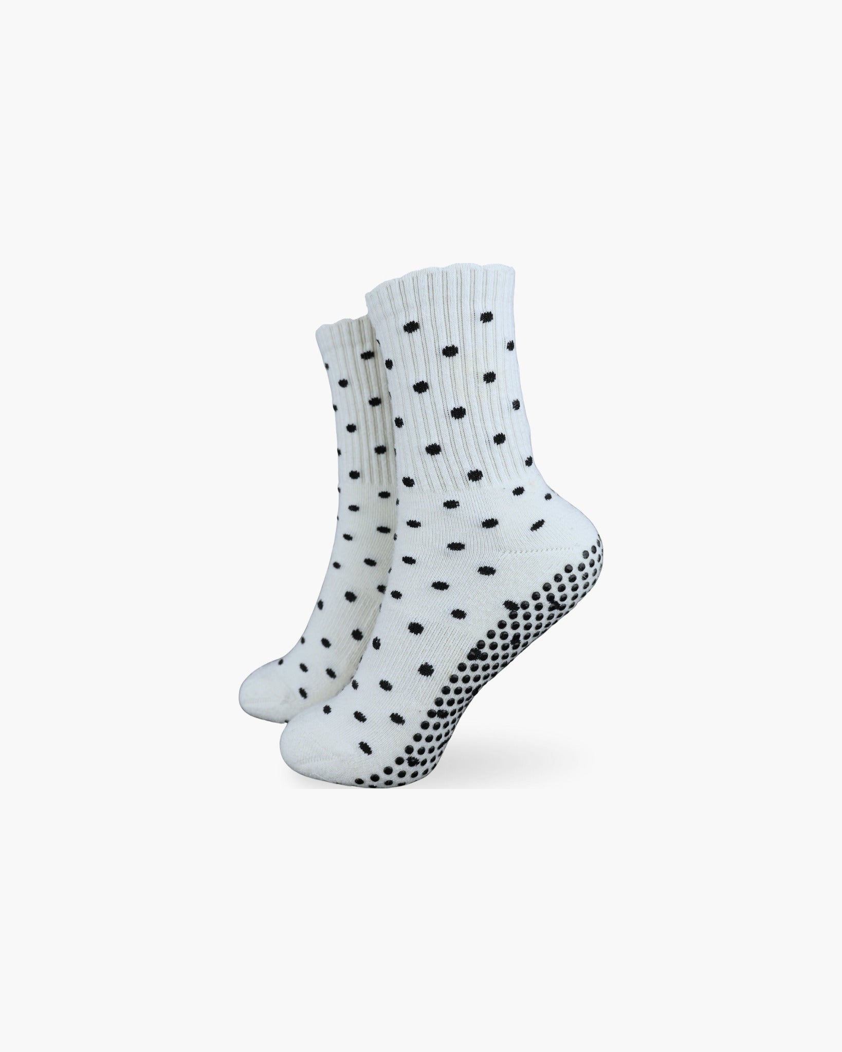 CASALEO Grip Socken mit Polkadot Muster, optimal für Pilates, Yoga und Barre