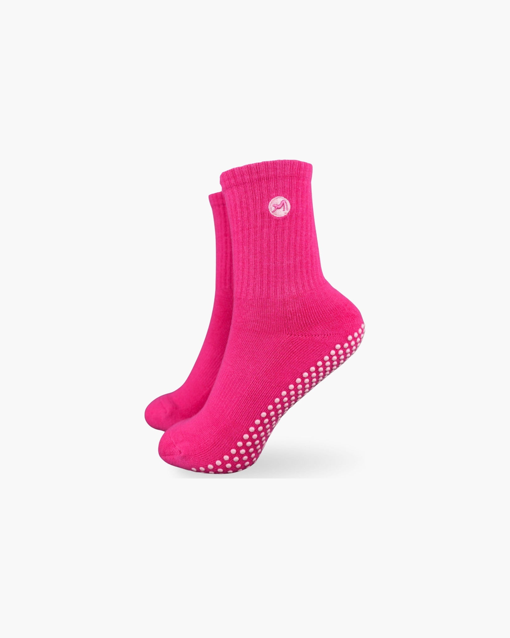 CASALEO Grip Socken in Magenta, optimal für Pilates, Yoga und Barre