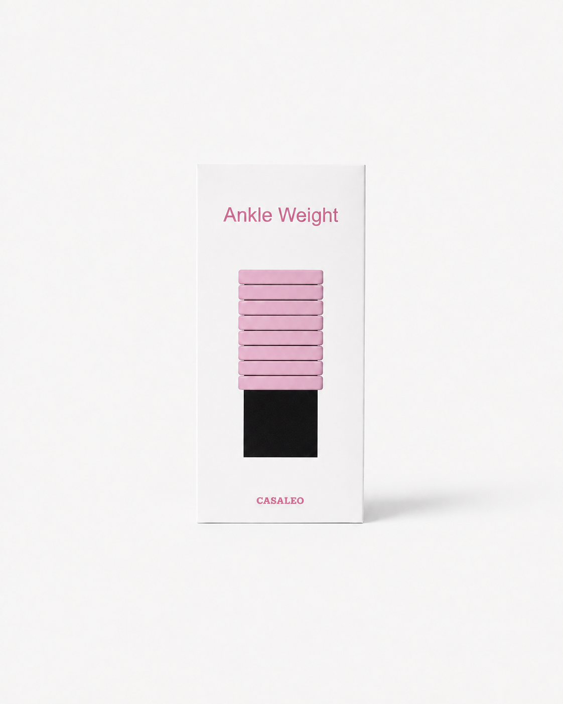 Verpackung der casaleo Gewichtsmanschetten in Light Pink #Farbe_Light Pink