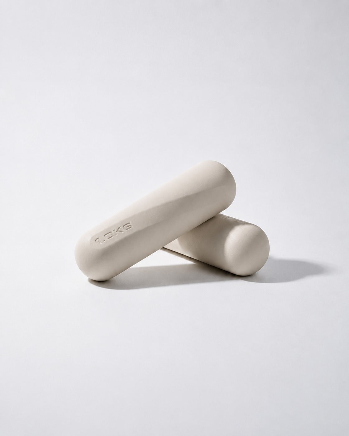 casaleo Pilates Hanteln 1 kg in Ivory #Farbe_Ivory
