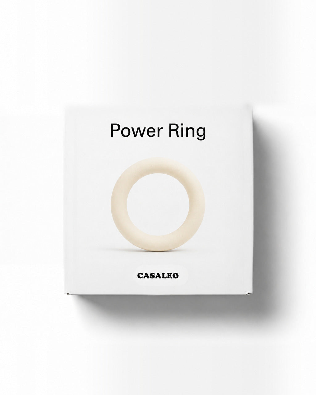 Verpackung des CASALEO Power Ring in Ivory #Farbe_Ivory