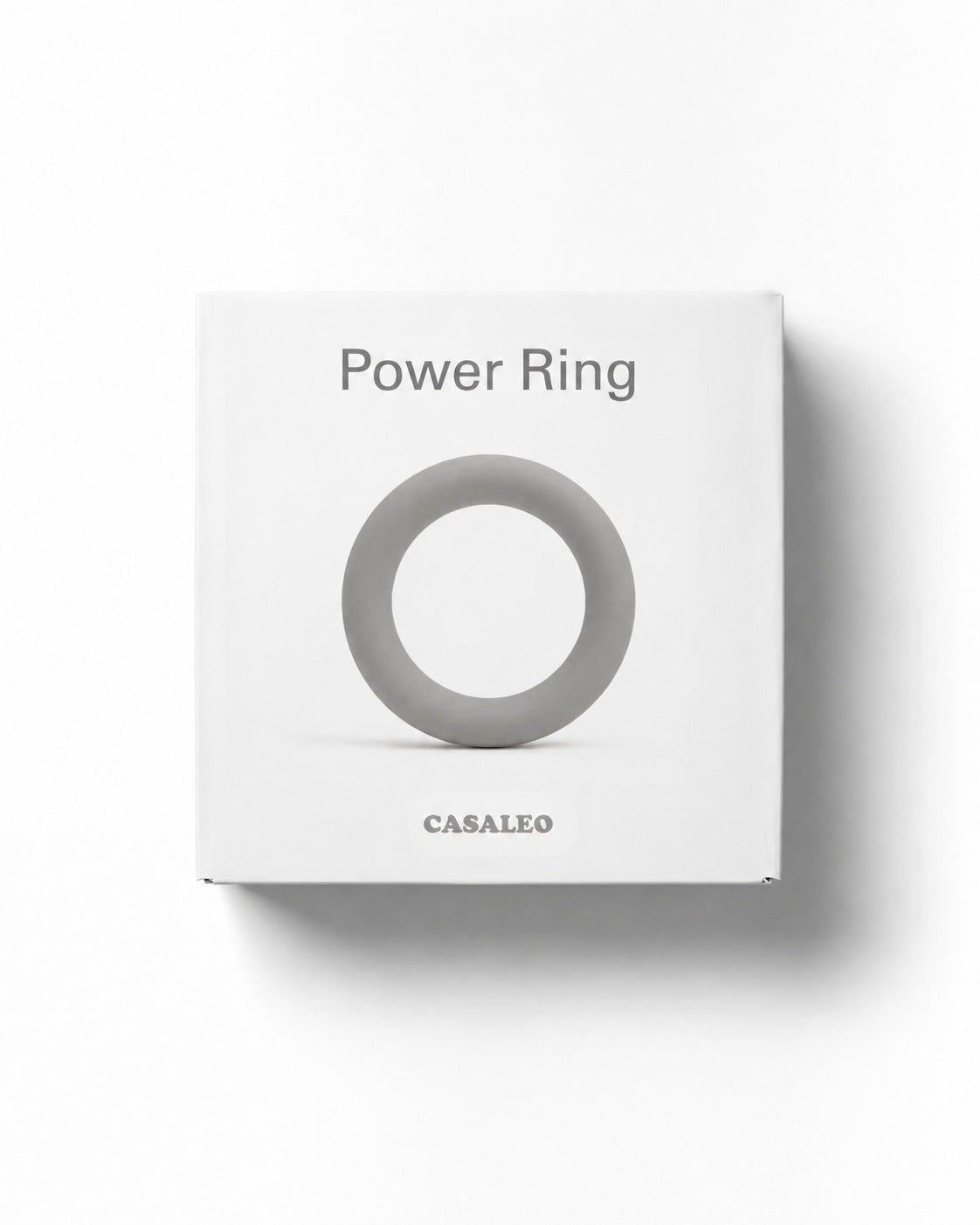 Verpackung des casaleo Power Ring in Stone Grey #Farbe_Stone Grey