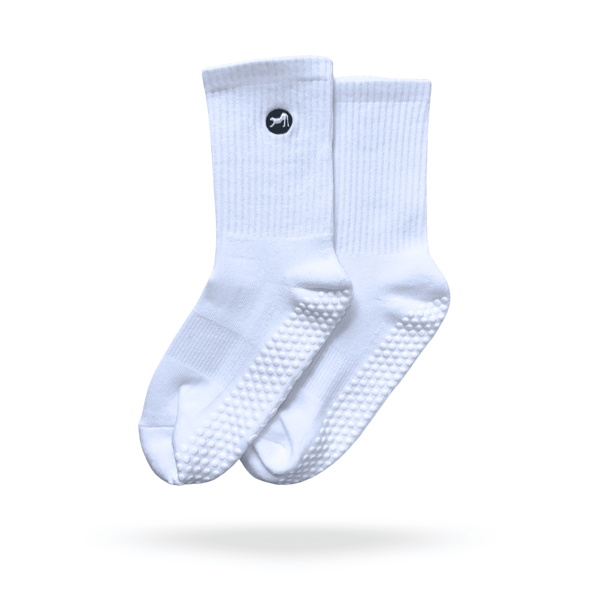 CASALEO Grip Socken in Weiß, optimal für Pilates, Yoga und Barre