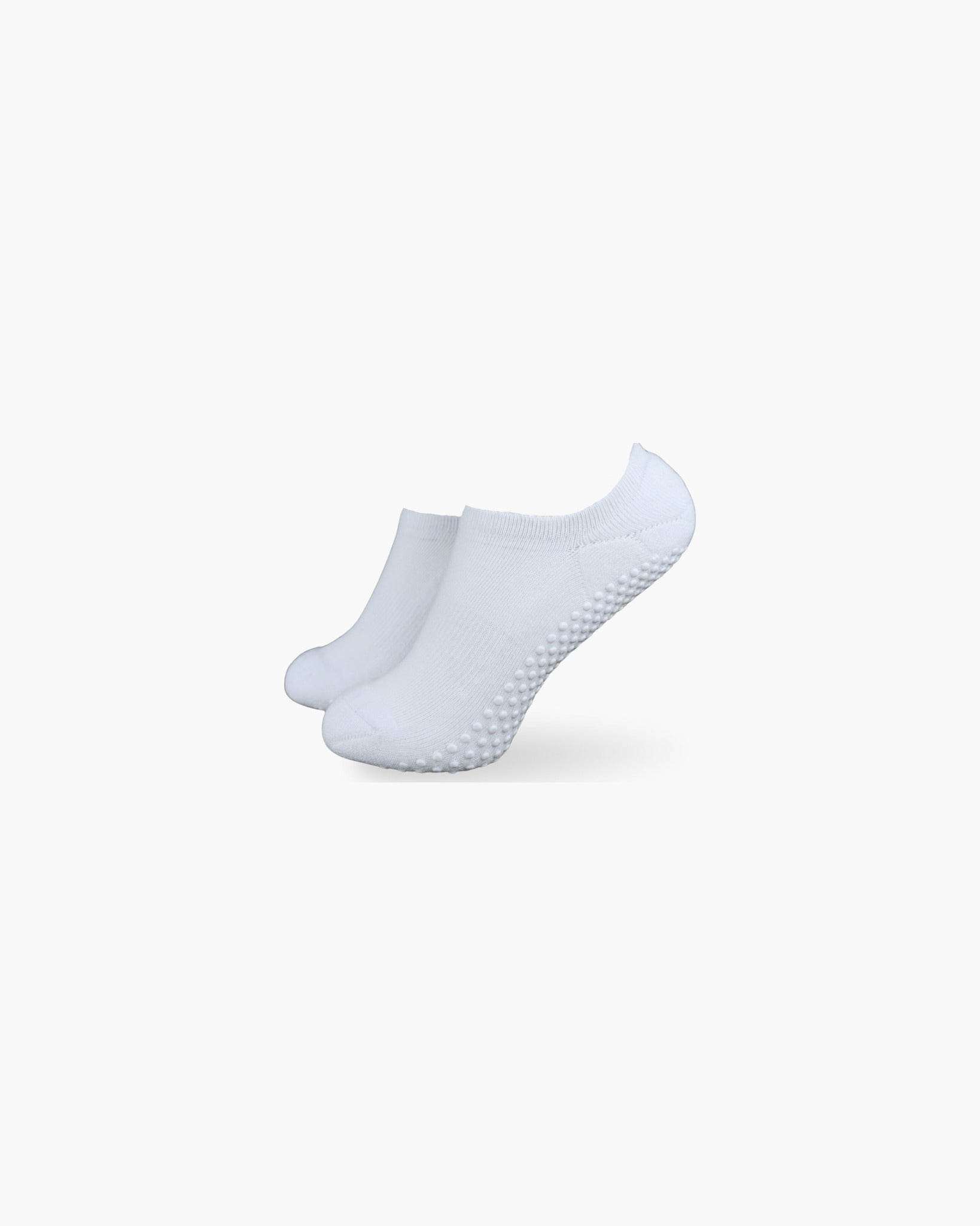 CASALEO Pilates Socken in Weiß in Extra-Kurz vor weißem Hintergrund