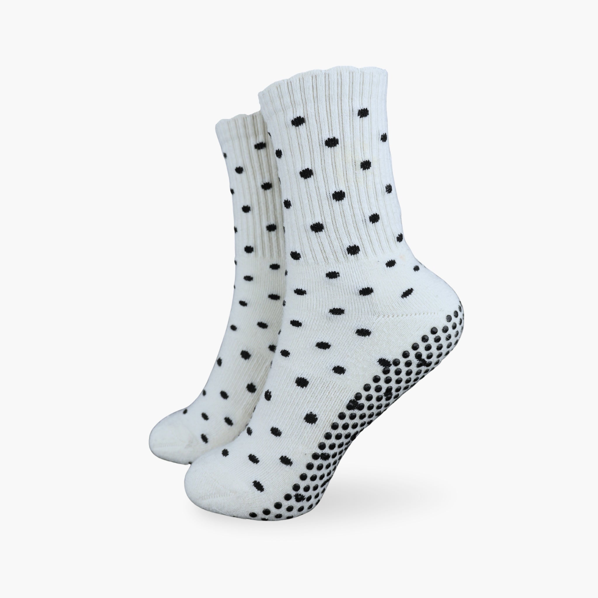CASALEO Grip Socken mit Polkadot Muster, optimal für Pilates, Yoga und Barre
