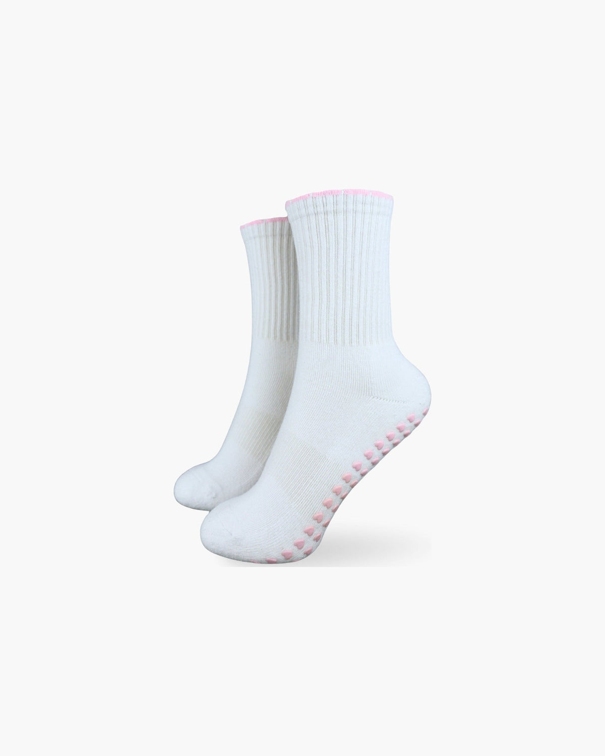 Heart White Grip Socken aus dem Hold Set von casaleo