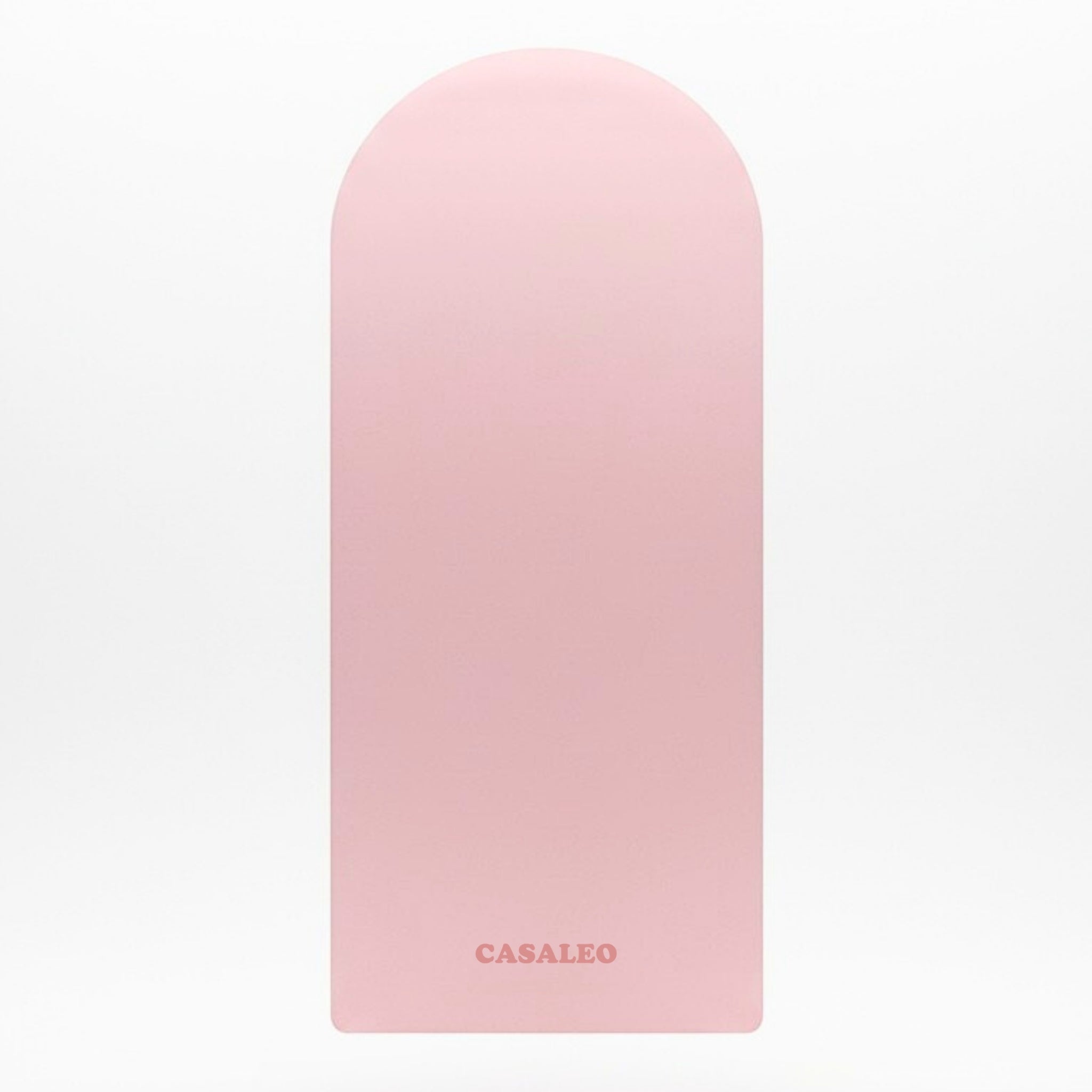 Trainingsmatte für Pilates und Yoga von CASALEO in Hell-Pink von vorne