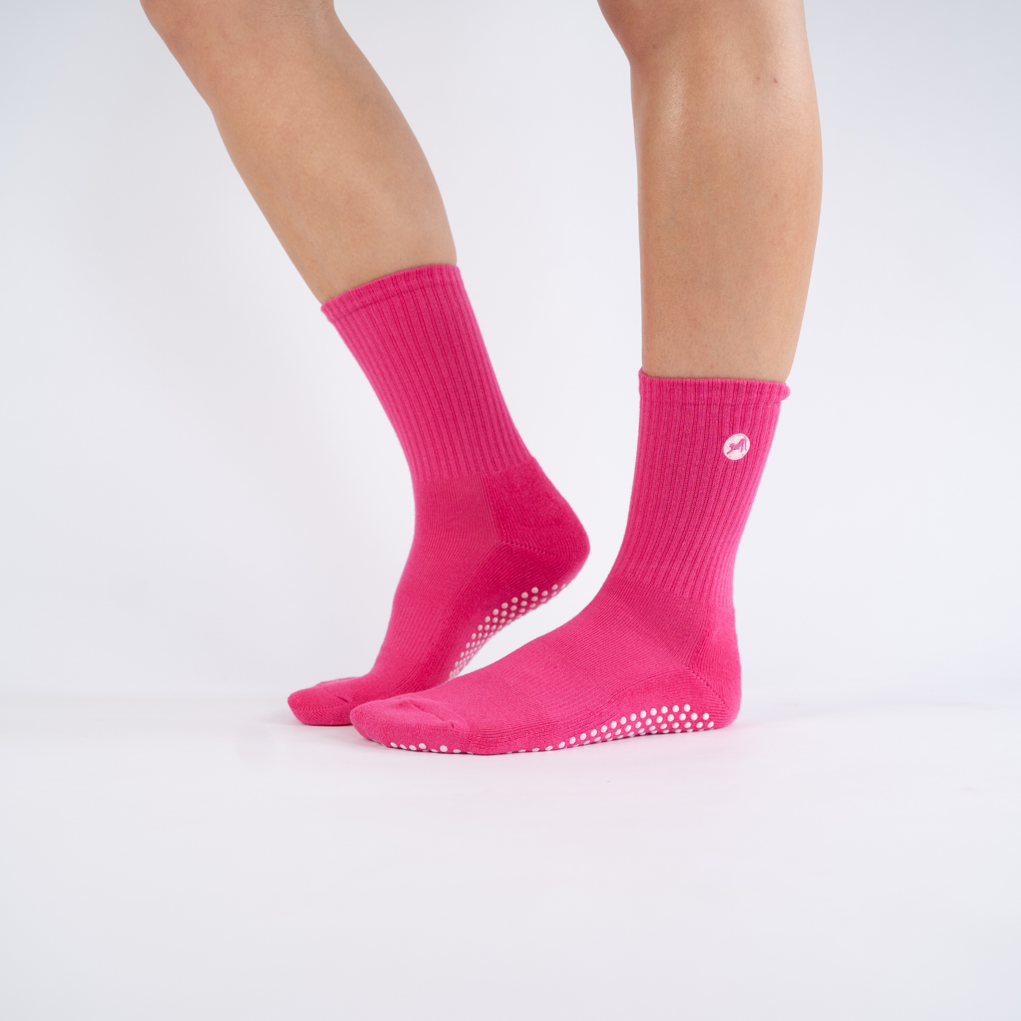 CASALEO Grip Socken in Magenta von der Seite