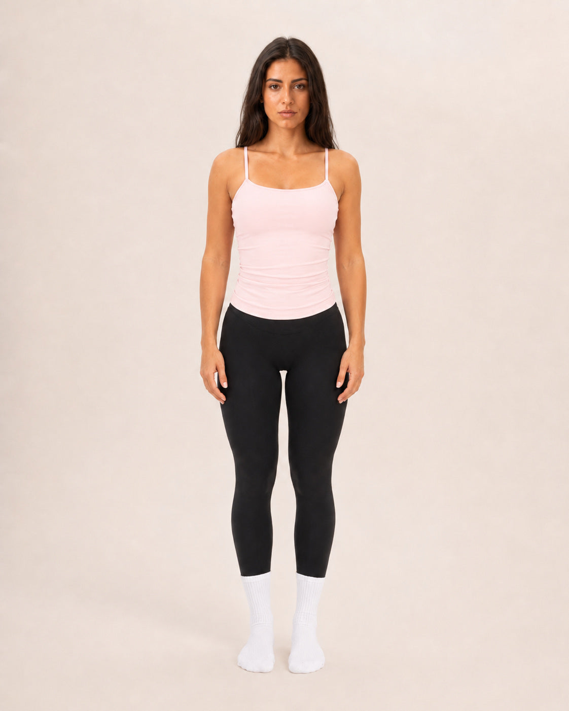 push strap top von CASALEO in Strawberry Foam am Model #Farbe_Strawberry foam