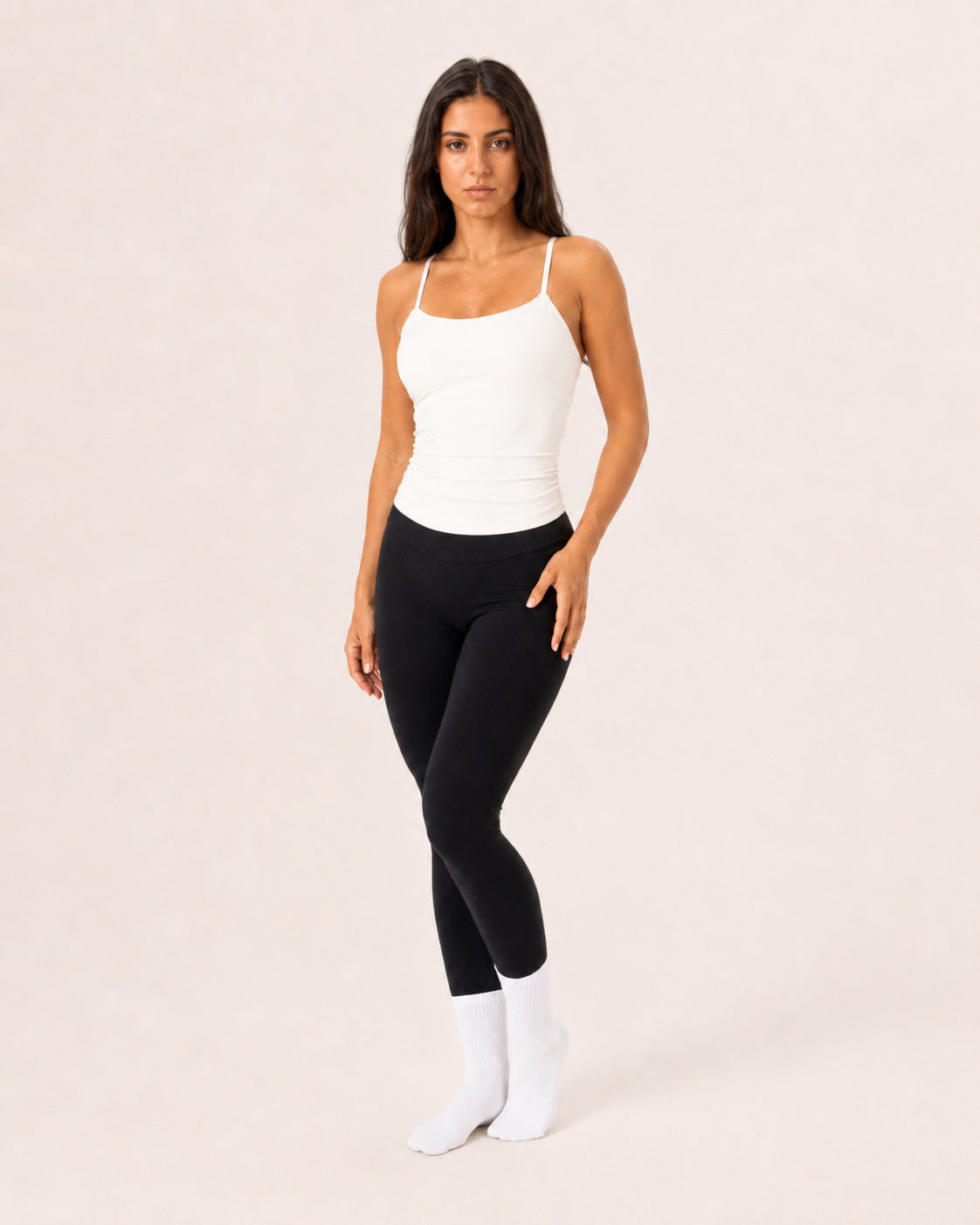 push strap top von CASALEO in White am Model #Farbe_White