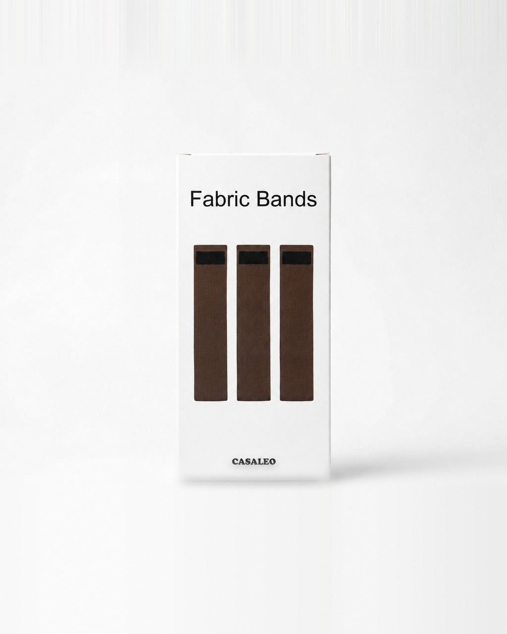 Verpackung der CASALEO Pilates Bänder in Chocolate Brown #Farbe_Chocolate Brown