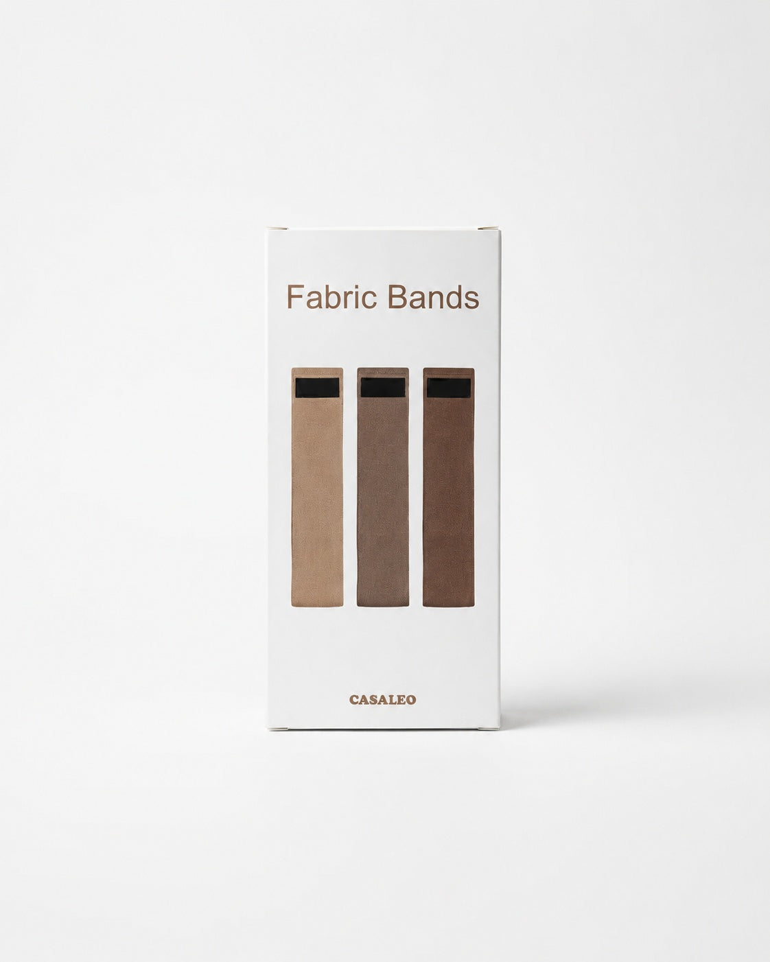 Verpackung der casaleo Pilates Bänder in Chocolate Brown #Farbe_Chocolate Brown