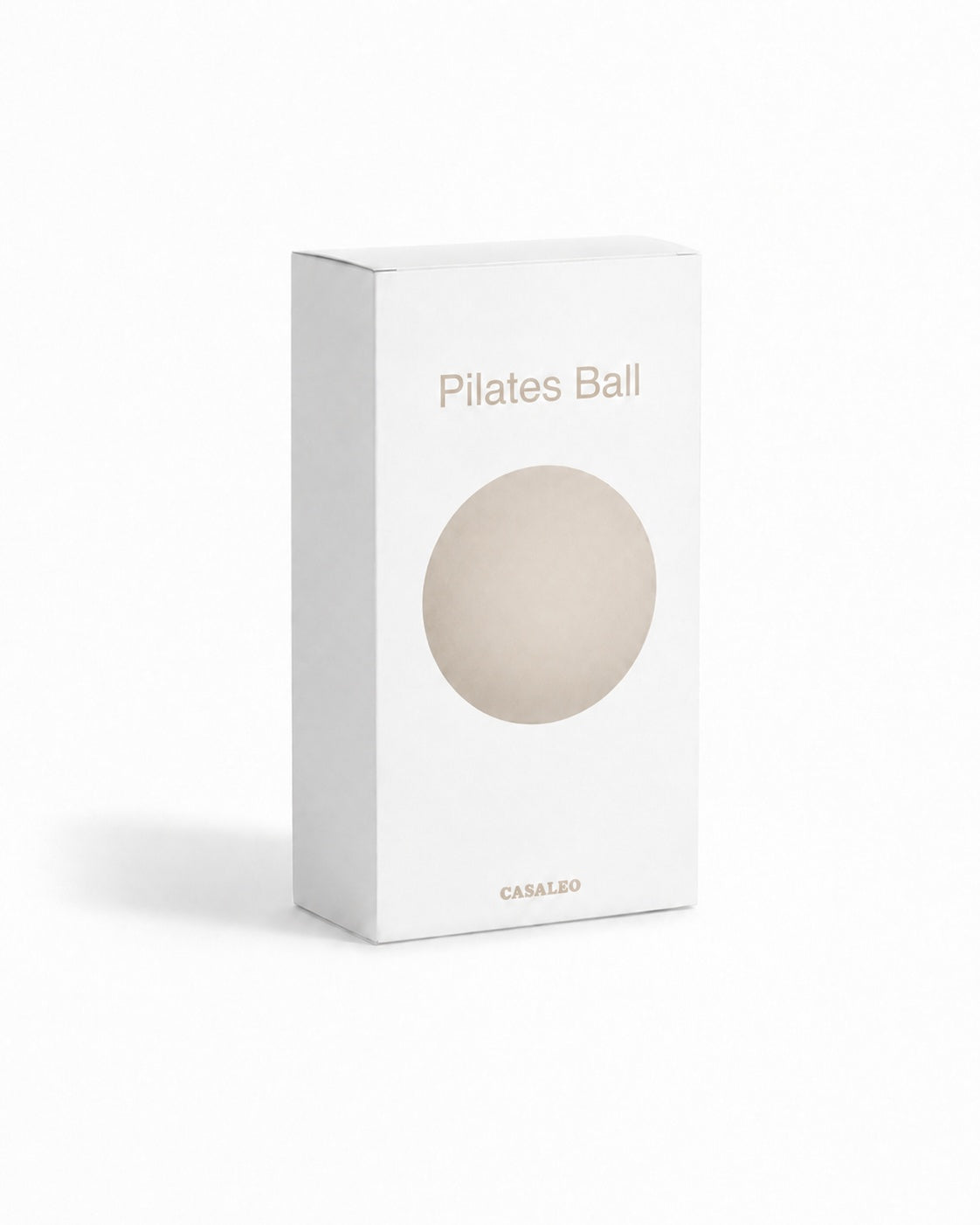 Verpackung des casaleo Pilates Ball in Ivory #Farbe_Ivory