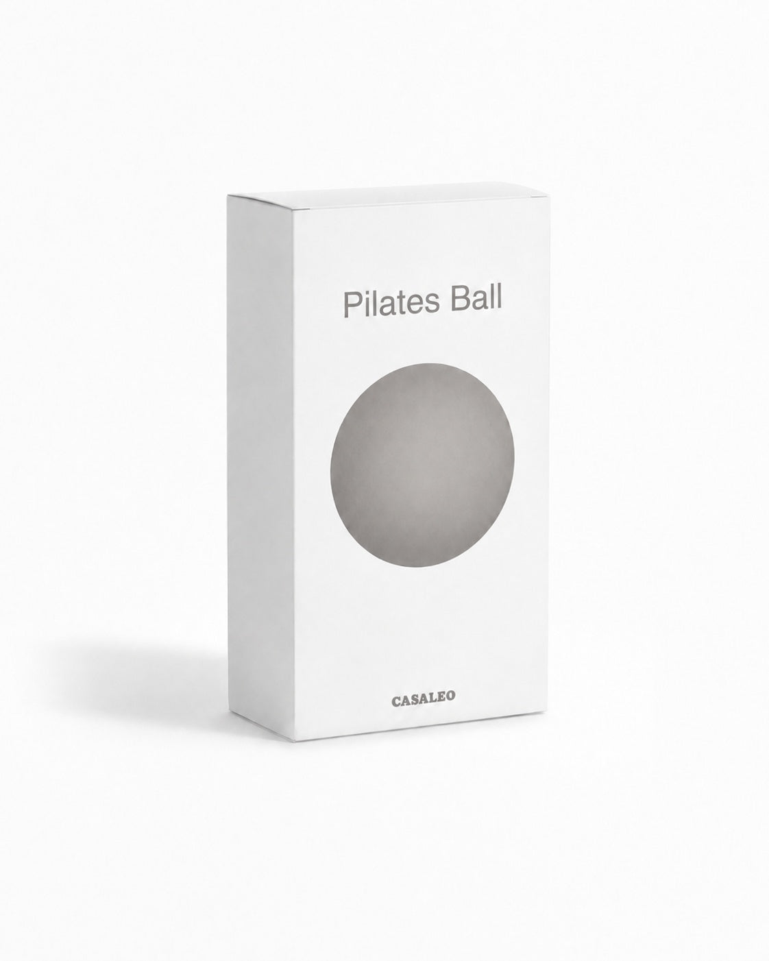 Verpackung des casaleo Pilates Ball in Stone Grey #Farbe_Stone Grey