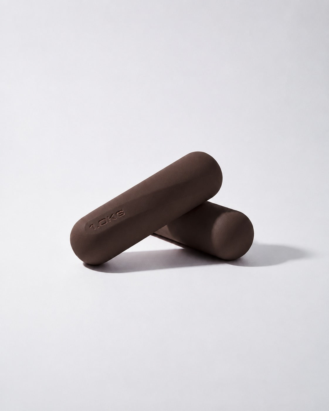 casaleo Pilates Hanteln 1 kg in Chocolate Brown #Farbe_Chocolate Brown