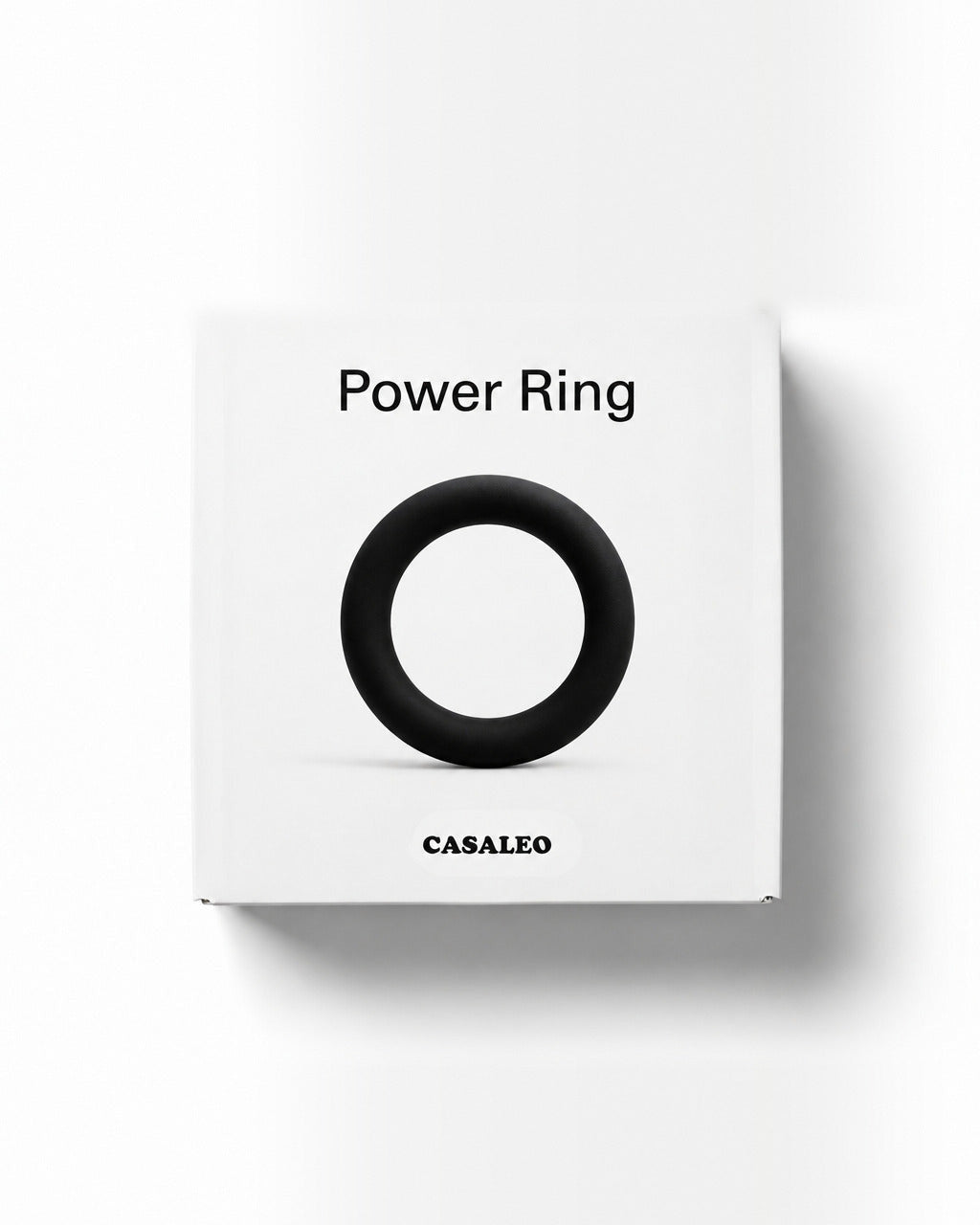 Verpackung des CASALEO Power Ring in Black #Farbe_Black