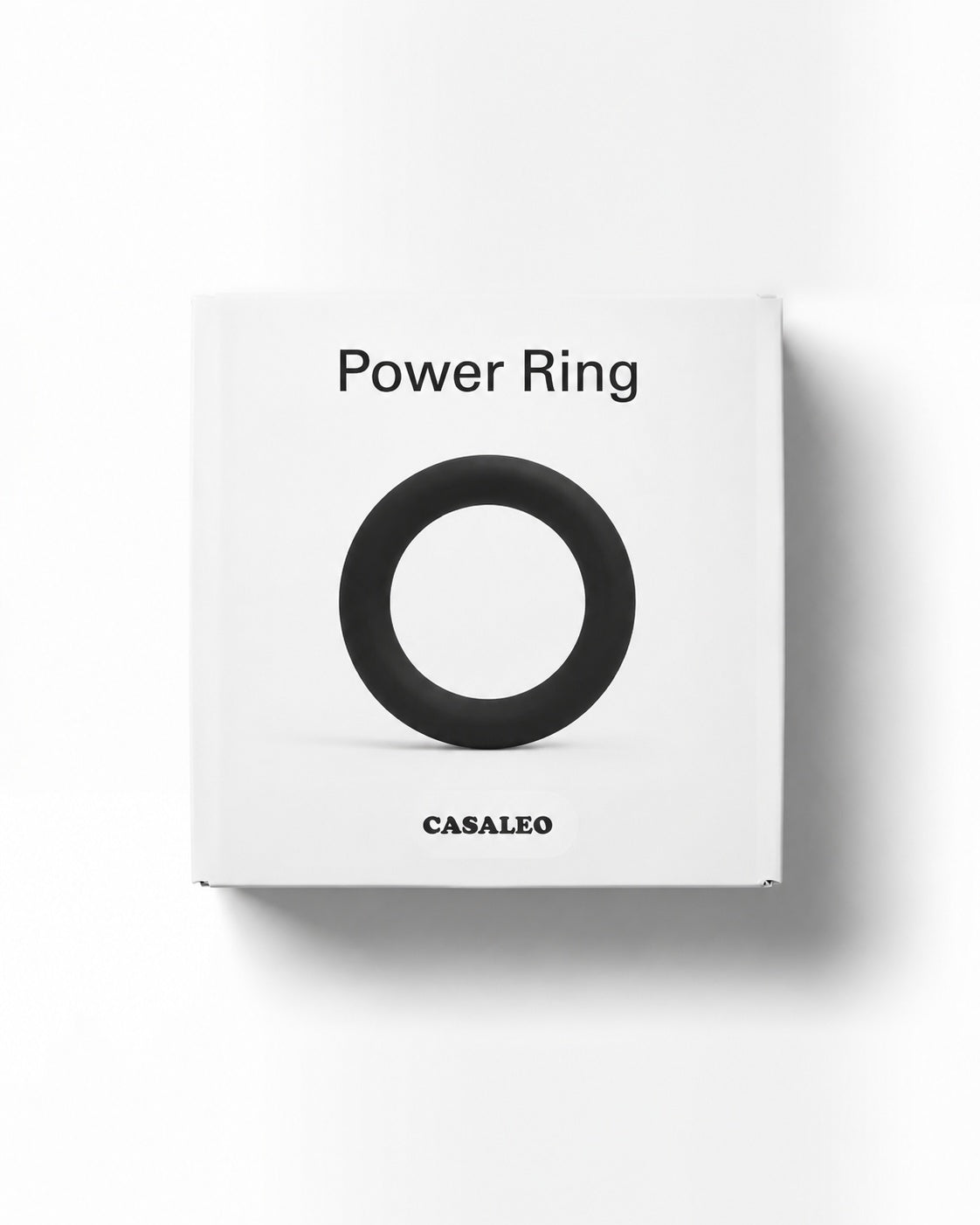 Verpackung des casaleo Power Ring in Black #Farbe_Black