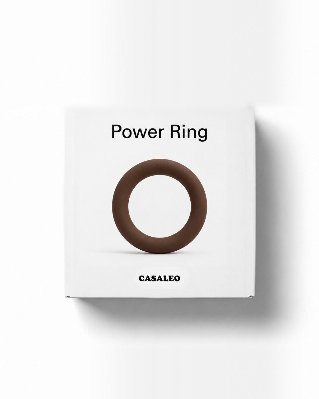 Verpackung des CASALEO Power Ring in Chocolate Brown #Farbe_Chocolate Brown